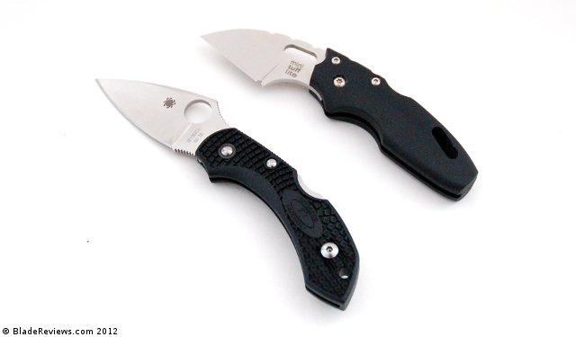 Cold Steel Mini Tuff Lite compared with Spyderco Dragonfly 2