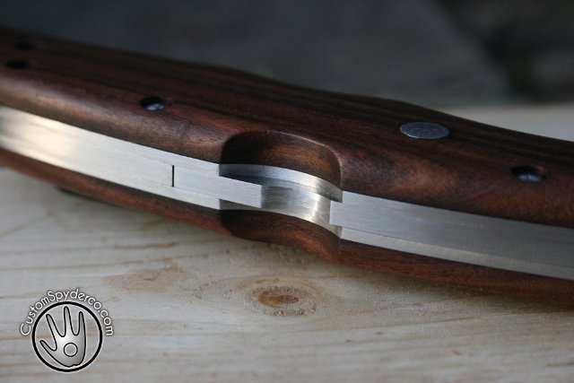 Custom Spyderco Endura with Custom Wood Handles