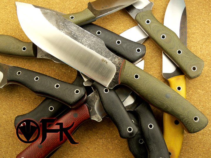 A collection of Fletcher Knives