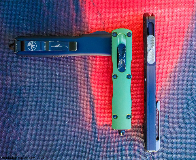 Microtech Dirac Handle Comparison with other Microtech Knives