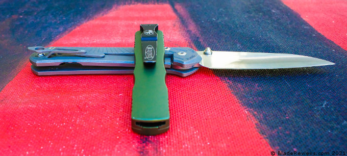 Microtech Dirac Handle and Pocket Clip Detail