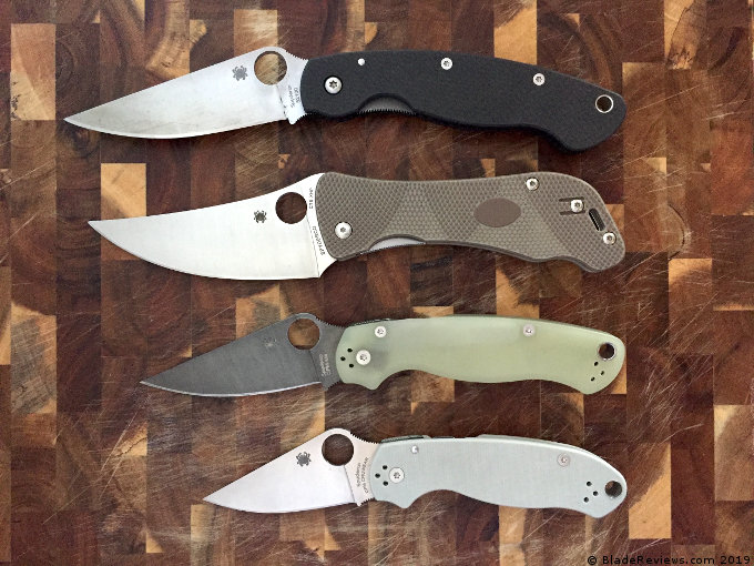 Spyderco Hundred Pacer Size Comparison