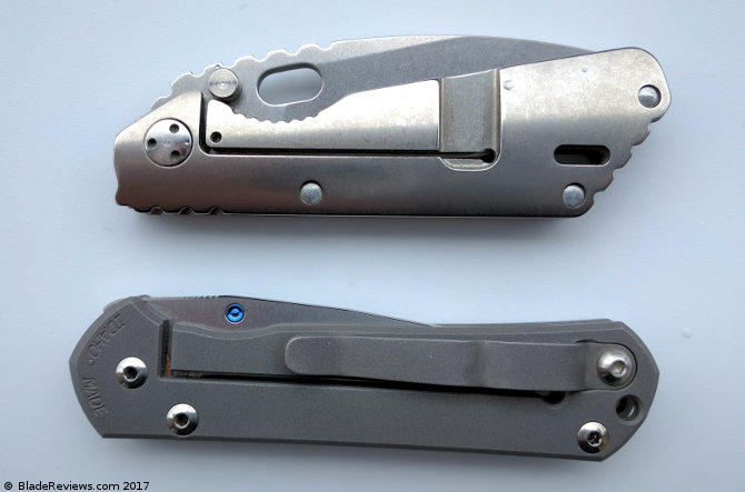 Strider PT vs. Chris Reeve Knives Small Sebenza 21 Pocket Clips and Carry