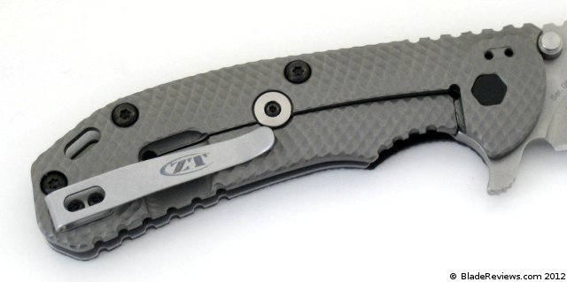 Titanium Deep Carry Pocket Clip Compatible To ZT0560 ZT560 Zero Tolerance Knives 